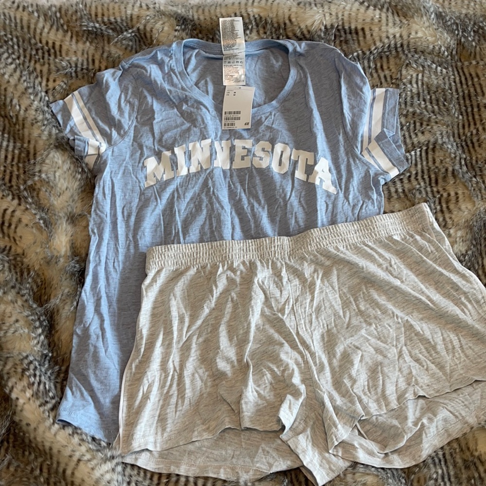 Forever 21 blue gray pajamas Minnesota